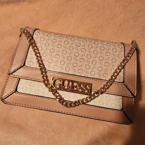 GUESS Pink and Gold Women's Bag